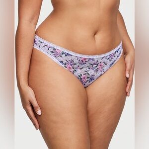 NWT Victoria’s Secret The Lacie Lace Bikini Panty Floral Size Small